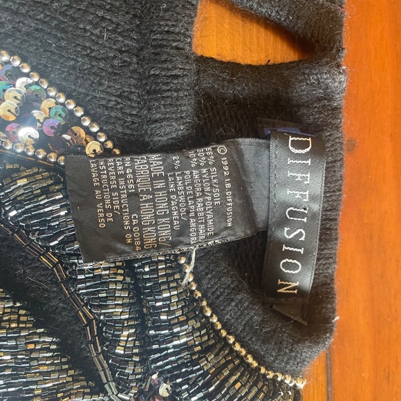 Beautiful Sparkly Black Sweater - Picture 3 of 6